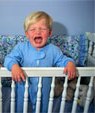 "toddler crying in crib" for "baby shower present"