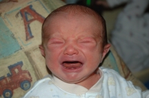 Crying infant